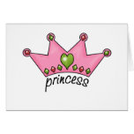 Pink Tiara Princess cards
