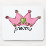 Pink Tiara Princess mousepads