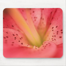 Pink Tiger Lily Mouse Mats