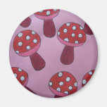 Pink Toadstool Products Refrigerator Magnet