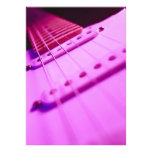 Pink Tone Electric Guitar Close-Up 2 Custom Invites
