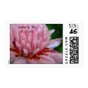 Pink Torch Ginger Wedding Postage postage