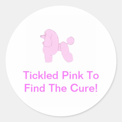 Pink Toy Poodle Sticker