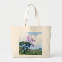 Pink Tree Canvas Bags