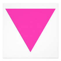 pink triangle invitations