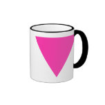 pink triangle. mugs