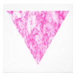 pink triangle personalized announcement