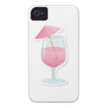 Pink Tropical Cocktail Iphone 4 Case