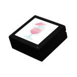 Pink Tropical Cocktail Keepsake Boxes