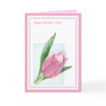Pink Tulip Mother's Day Card