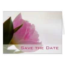 Pink Tulip • Save the Date Card