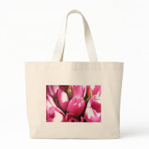 Pink Tulips Canvas Bags