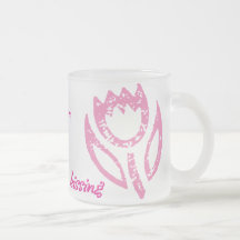 Pink Tulips for Kissing Mug