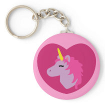 Pink Unicorn Keychains