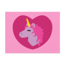 Pink Unicorn Post Cards