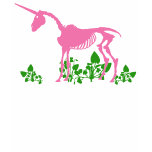 Pink Unicorn Skeleton t-shirts