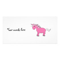 Pink unicorn with white stars