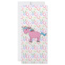 Pink unicorn with white stars