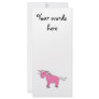Pink unicorn with white stars