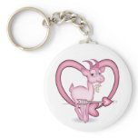 Pink Valentine's Day  Cartoon Goat Gift keychains
