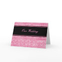 Pink Vintage Wedding Invitation cards