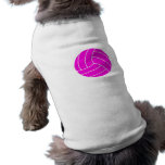 Pink Volleyball pet clothing