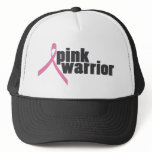 pink warrior (breast cancer) hats