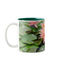 "Pink Water Lily Cluster" Mug