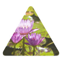 pink water lily stickers