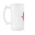 Pink Water Polo Ball Puffer Fish Mug