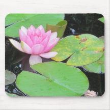 PINK WATERLILY by SHARON SHARPE Mouse Pad