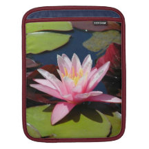 Pink Waterlily iPad Sleeve