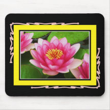 Pink Waterlily Mousepad
