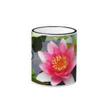 Pink Waterlily Mugs