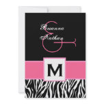 Pink White Black Zebra Template