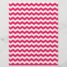 Pink white chevrons full color flyer