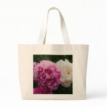 Pink & White Peonies | Rosa & Weiße Pfingstrosen Tote Bags
