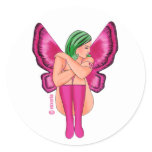 Pink Wings Fairy stickers