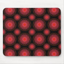 Pink Wispy Hippy Mandala Mousepad