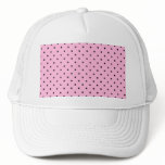 Pink with little black stars. trucker hat