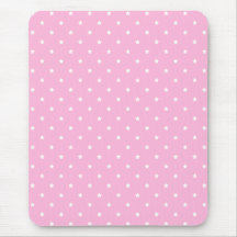 Pink with little white stars. mousepad