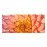 Pink & Yellow Dahlia DSC6061 Personalized Invitation