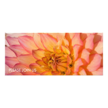 Pink & Yellow Dahlia DSC6061 Personalized Invitation