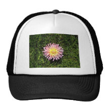 Pink Yellow Flower Trucker Hat