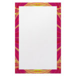 pink yellow custom stationery