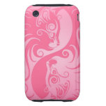 Pink Yin Yang Kittens iPhone 3 Tough Covers