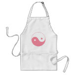 Pink Yin-Yang Symbol Aprons