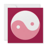 Pink Yin-Yang Symbol Invites