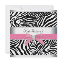 Pink Zebra Bat Mitzvah