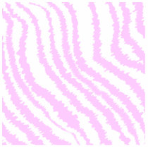 Pink Zebra Print, Animal Pattern. Photo Sculptures